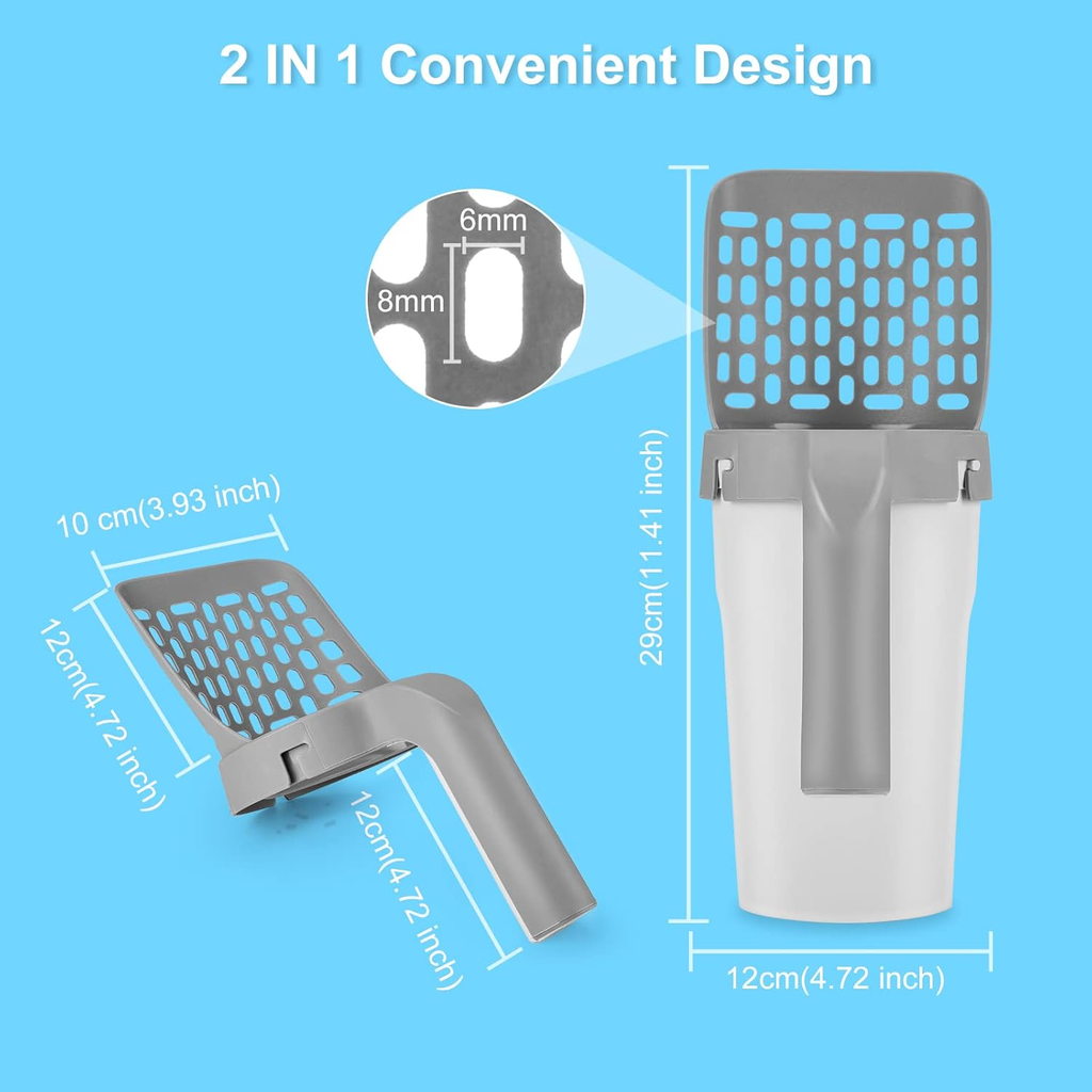 Pala Arenero Gato con 120 Bolsas.